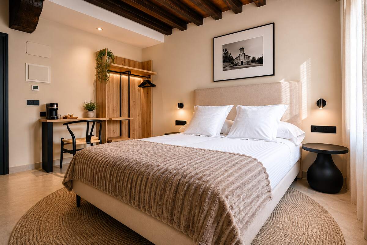 Habitación Doble · Armario de madera, Hotel Paraíso del Pas